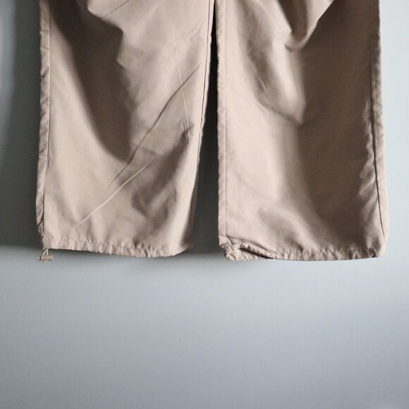 Aeropostale Parachute Cargo Medium Tan Pull On Relaxed High Rise Casual Pants - Picture 9 of 12